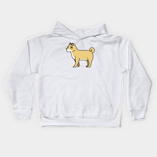 Kawaii Shiba Inu Dog Kids Hoodie